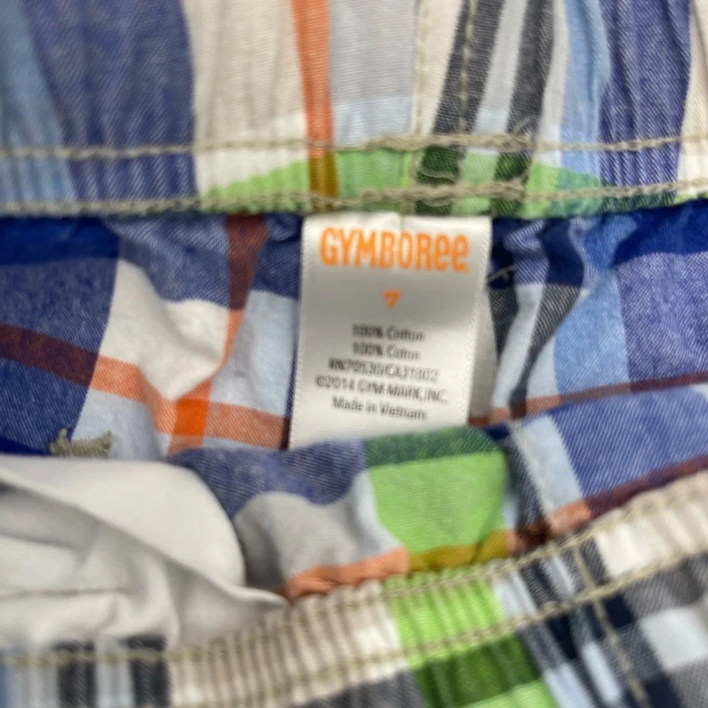 Gymboree vibrant plaid